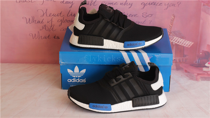 Real Boost Adidas NMD R1 PK Black and Blue